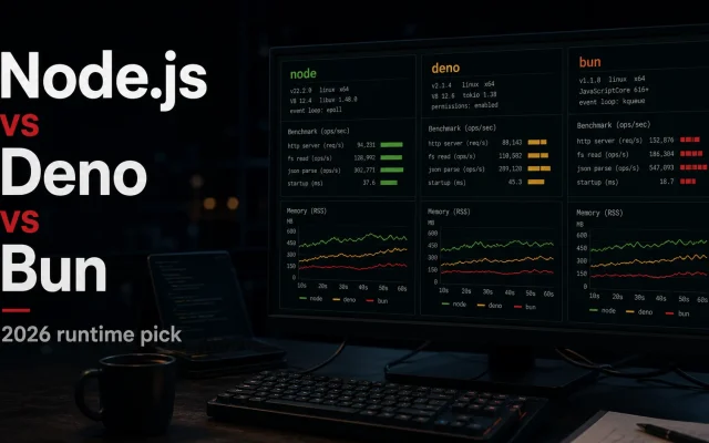Node.js vs Deno vs Bun runtime comparison in 2026