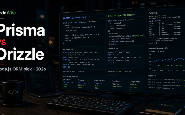 Prisma vs Drizzle ORM for Node.js in 2026
