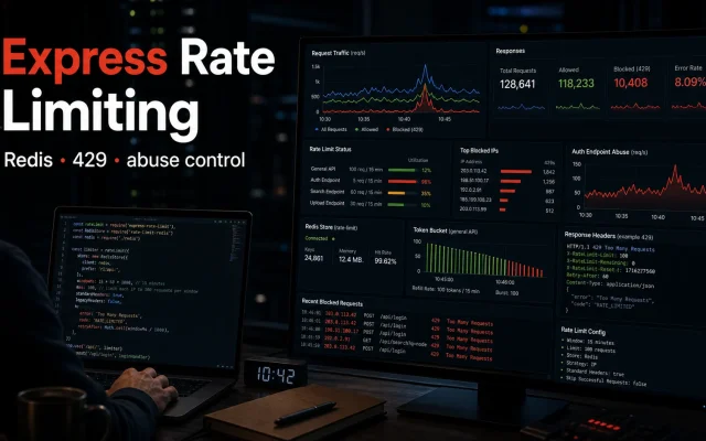 Express rate limiting middleware with Redis and 429 responses