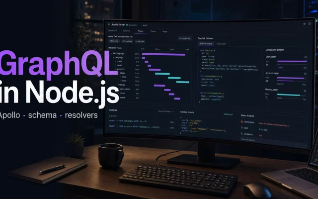 GraphQL in Node.js with Apollo Server schema and resolvers