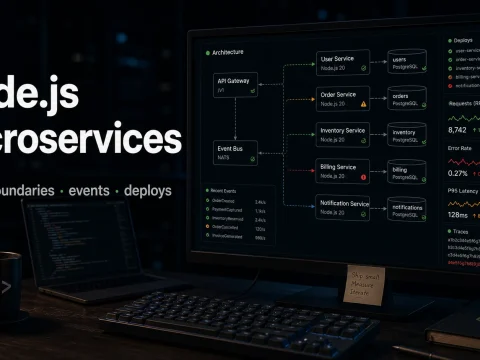 Node.js microservices architecture for production services