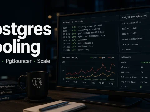 PostgreSQL connection pooling in Node.js production API