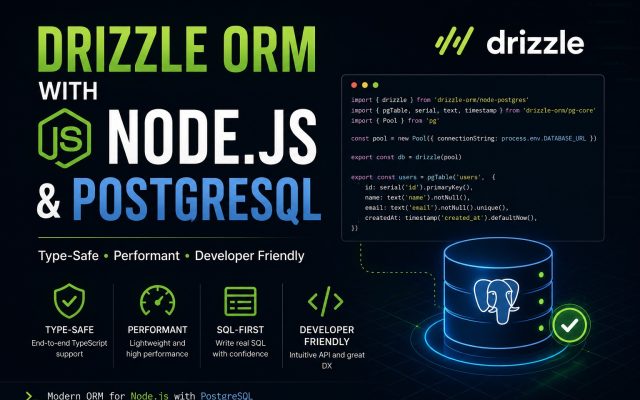 Drizzle ORM with Node.js and PostgreSQL