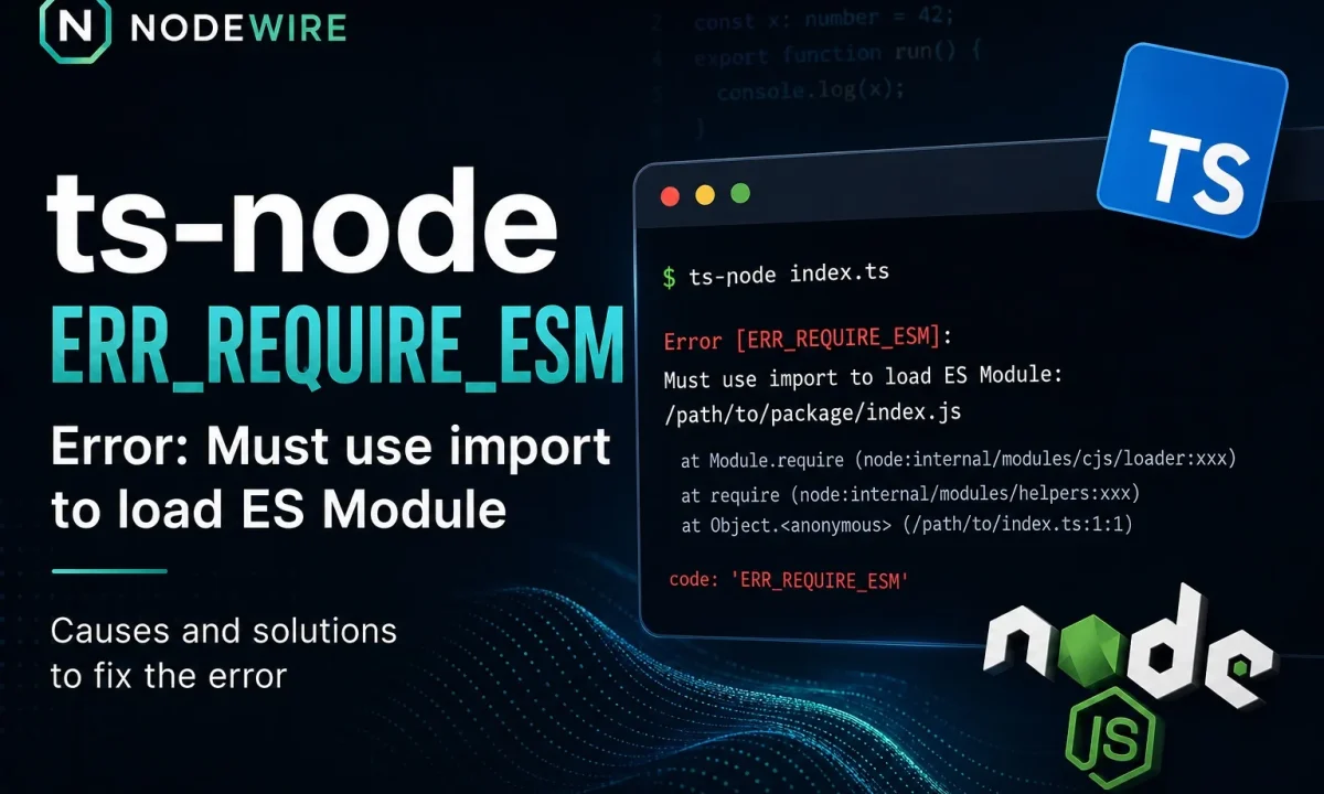 Fix ERR_REQUIRE_ESM in Node.js